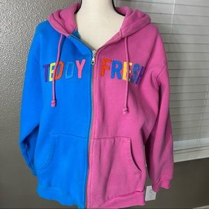 Teddy Fresh zip up hoodie